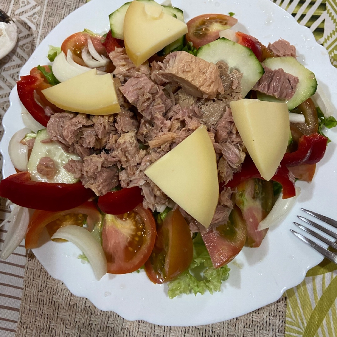 Ensalada mixta para una cena ligera Ensalada mixta para una cena ligera