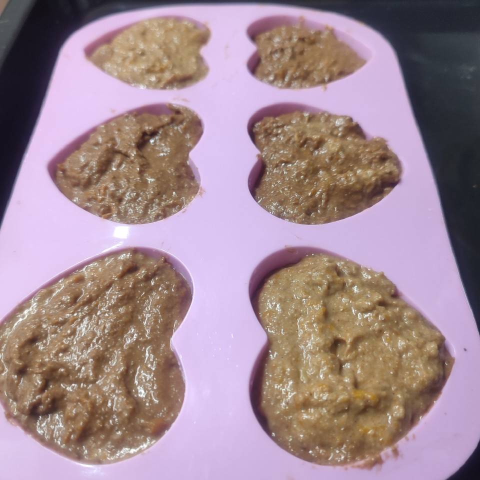 Muffins de calabaza y manzana 