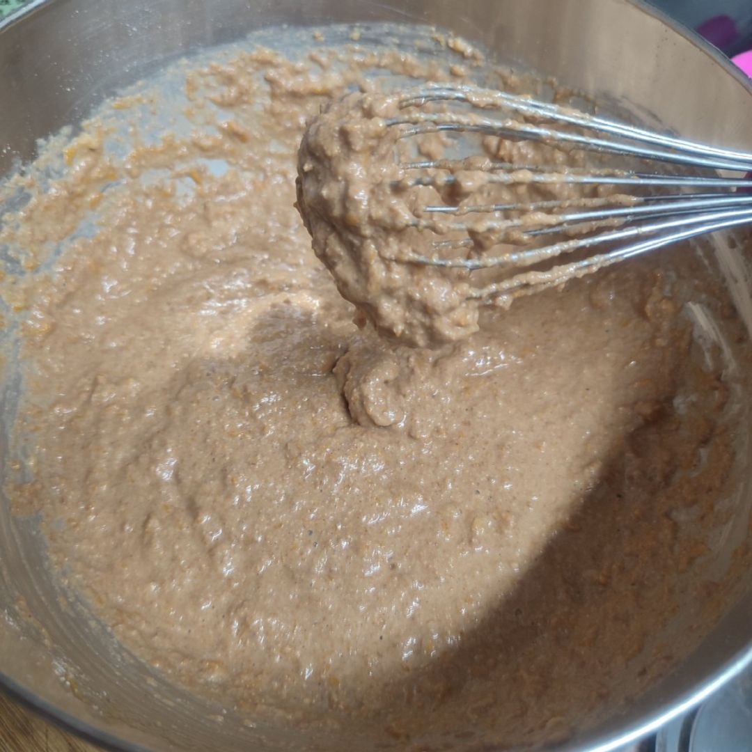 Muffins de calabaza y manzana  Paso 2
