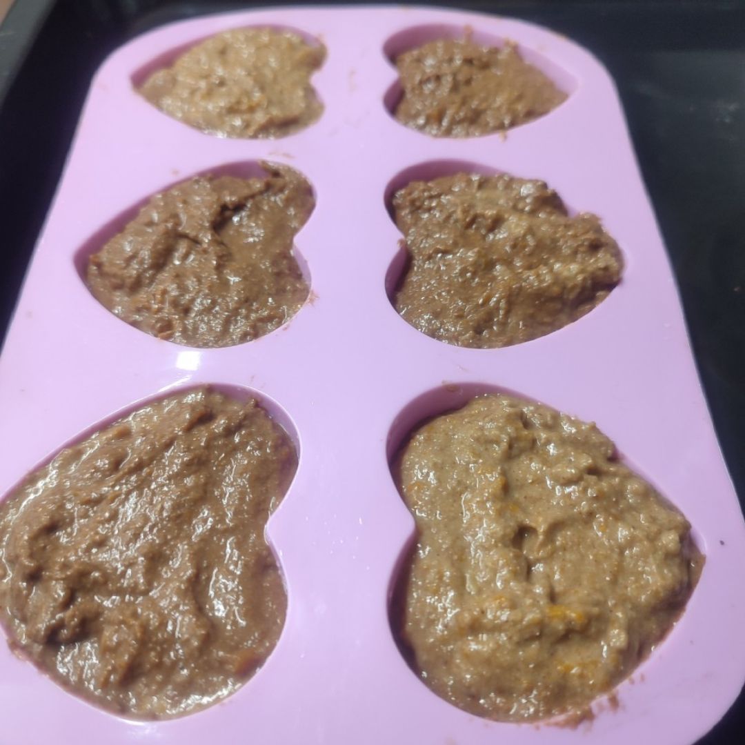 Muffins de calabaza y manzana  Paso 4