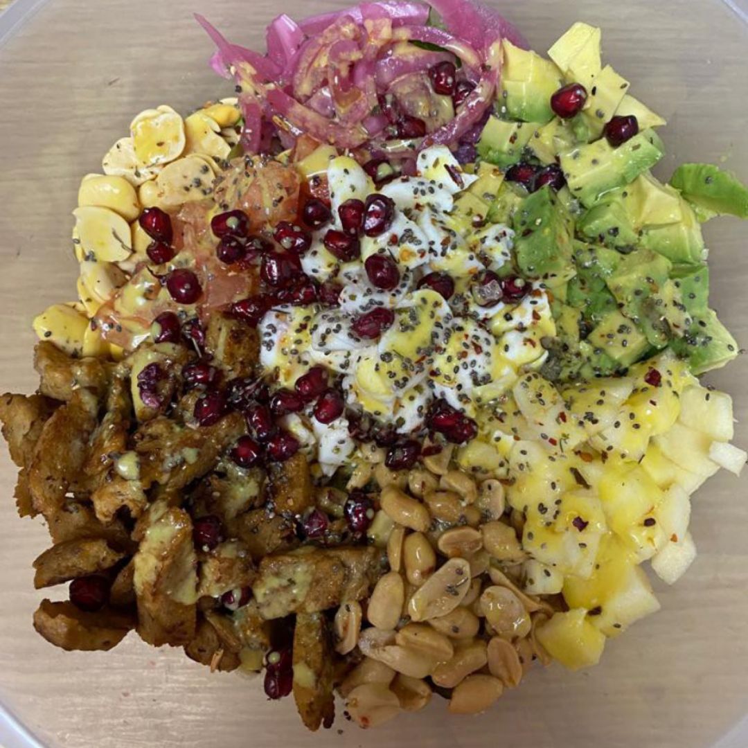 Poke bowl vegetariano