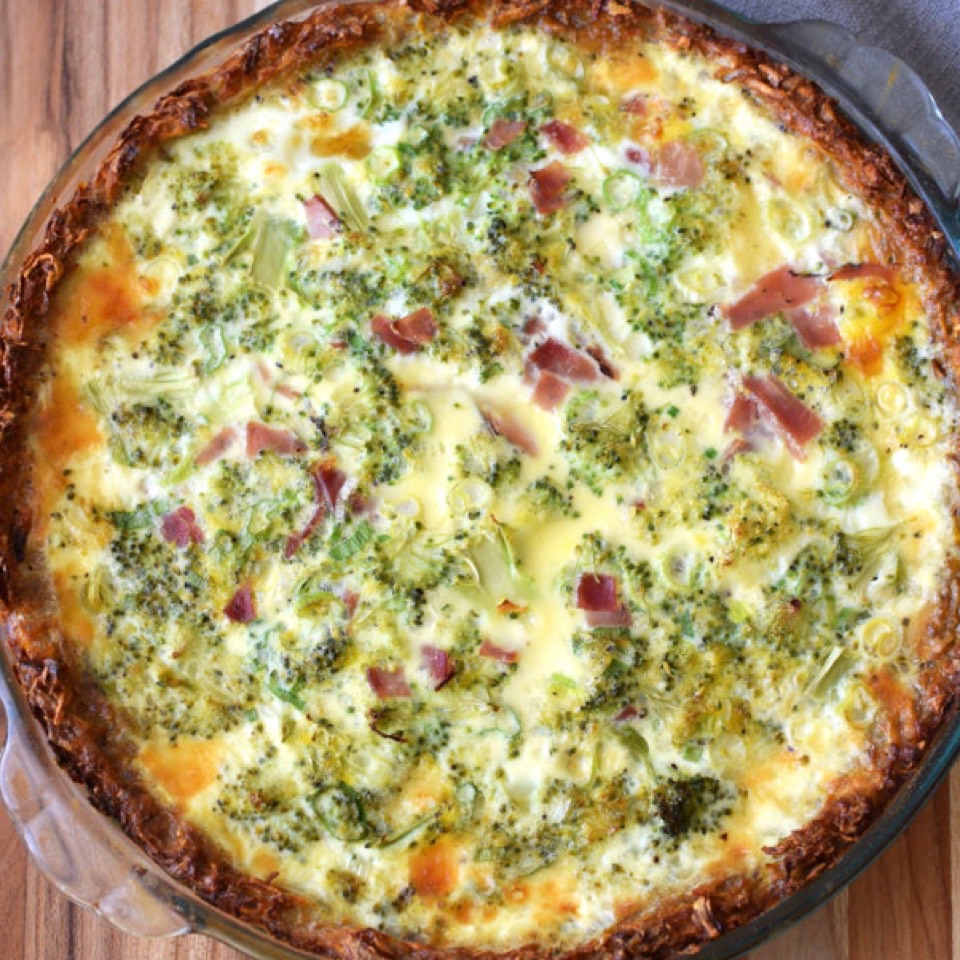 Quiche con base de boniato Quiche con base de boniato