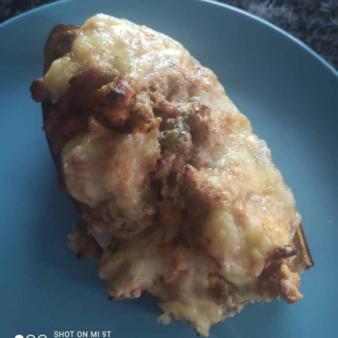 Berenjena rellena Berenjena rellena