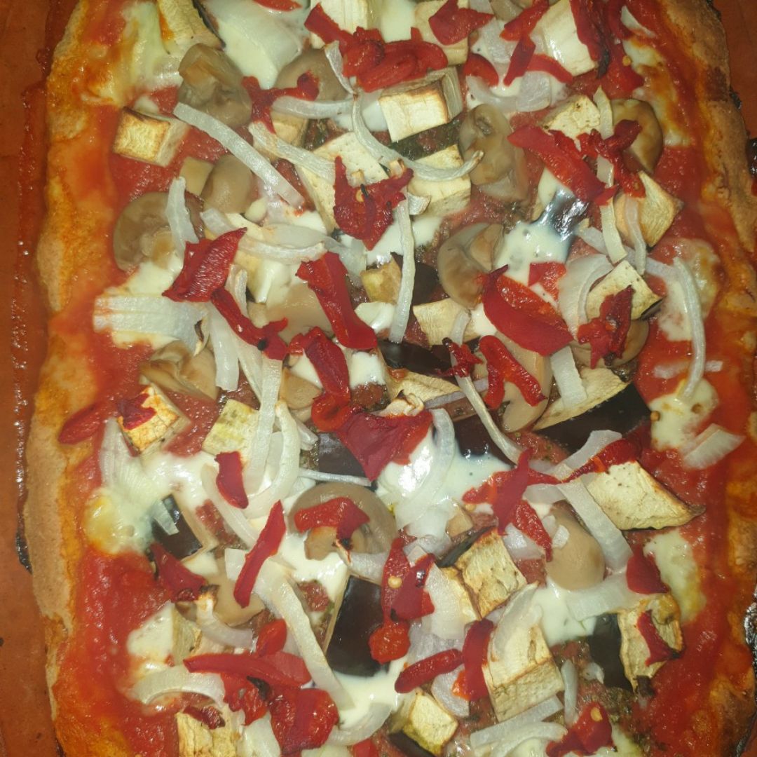 Pizza de la huerta Pizza de la huerta