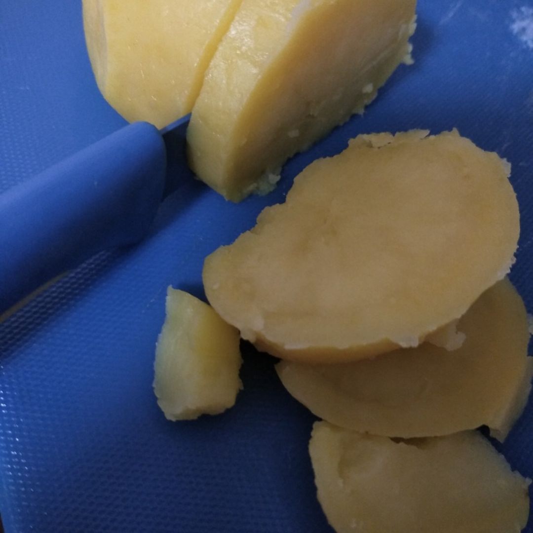 Timbal de patatas con bacalao Paso 0 Timbal de patatas con bacalao Paso 0