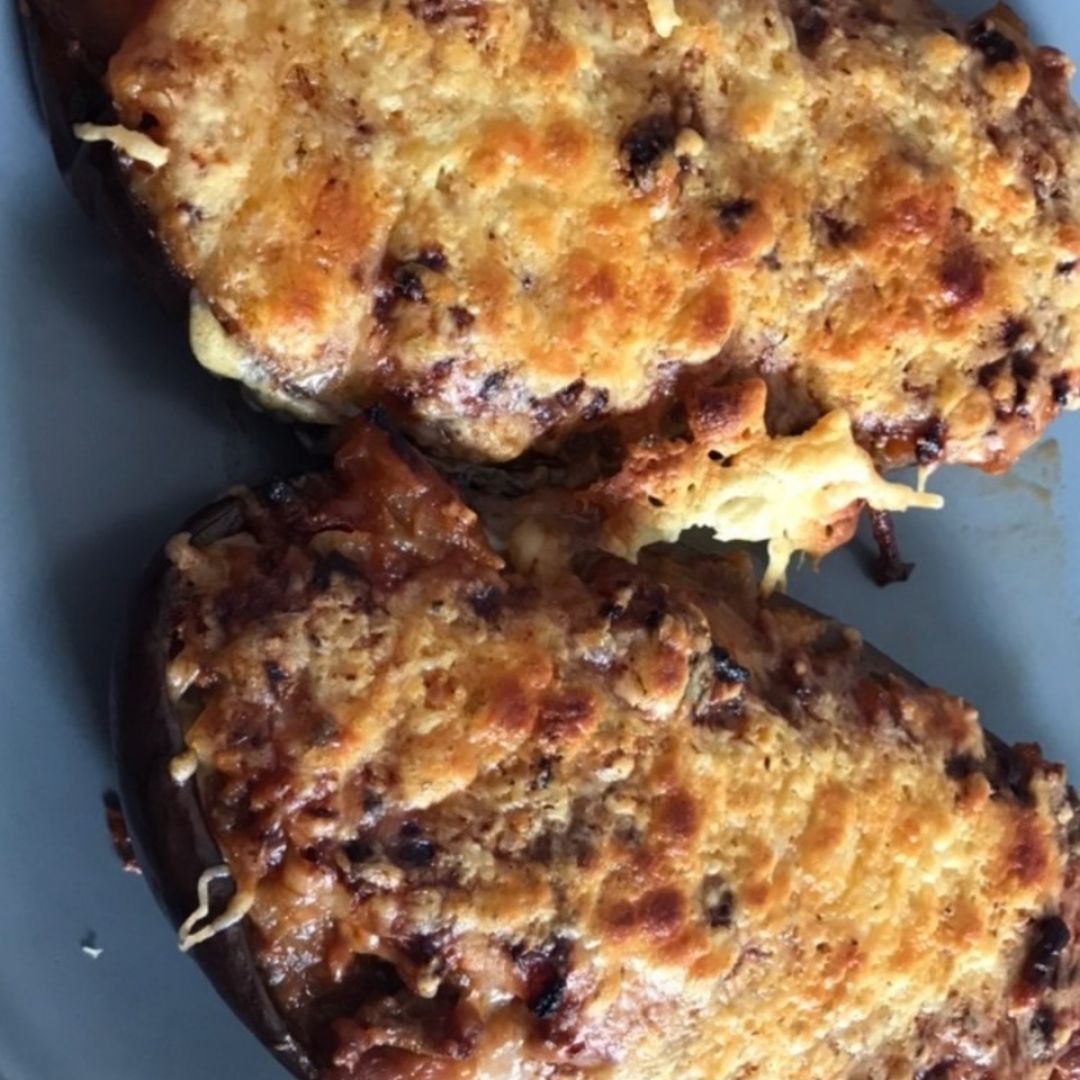 Berenjenas rellenas de carne Berenjenas rellenas de carne