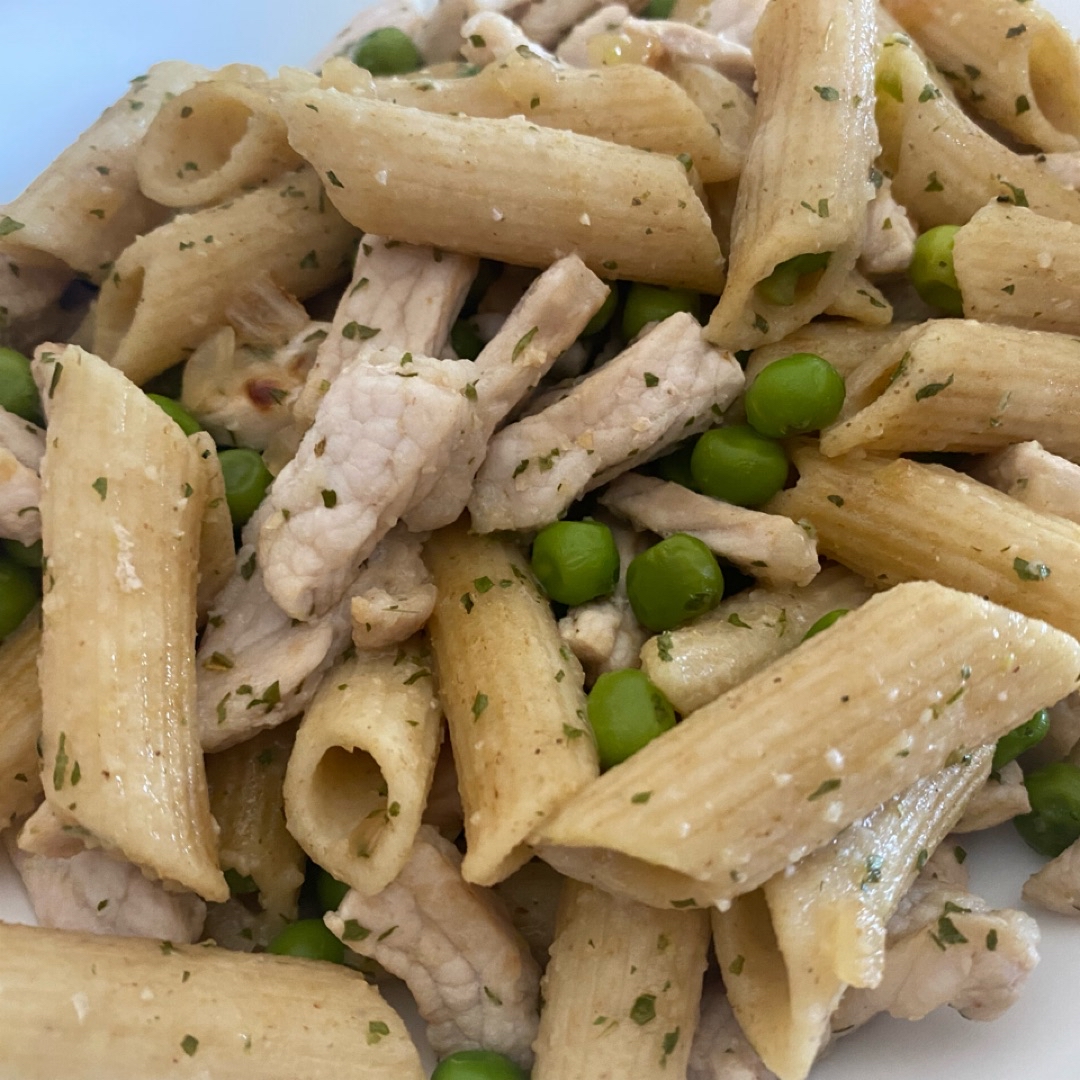 Guisantes con pasta Paso 2 Guisantes con pasta Paso 2