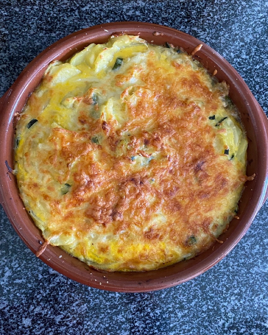 Pastel de patata y verduras Pastel de patata y verduras