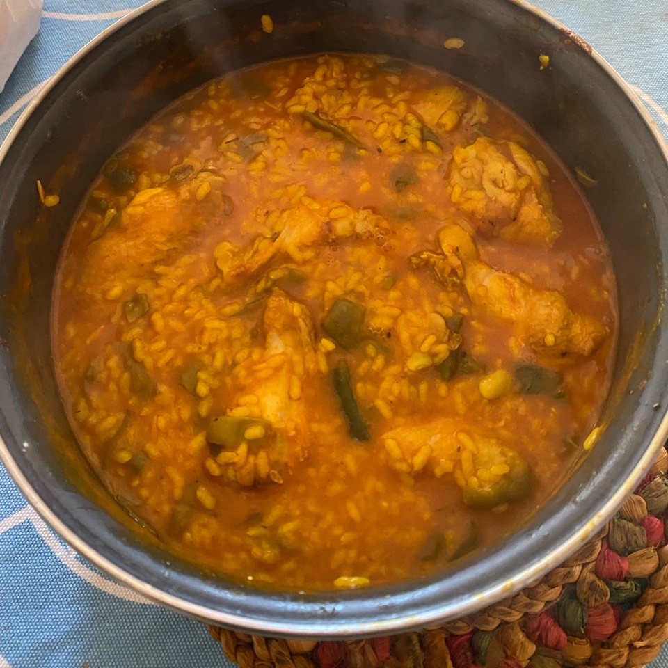 Arroz de pollo meloso Arroz de pollo meloso