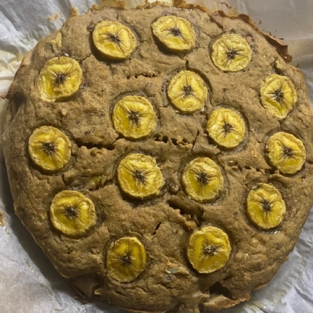 Bizcocho de avena, platano y nueces - Banana bread Bizcocho de avena, platano y nueces - Banana bread