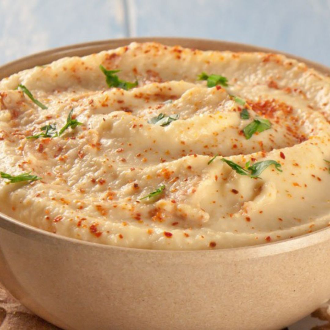 Hummus cremoso (sin ajo) Hummus cremoso (sin ajo)