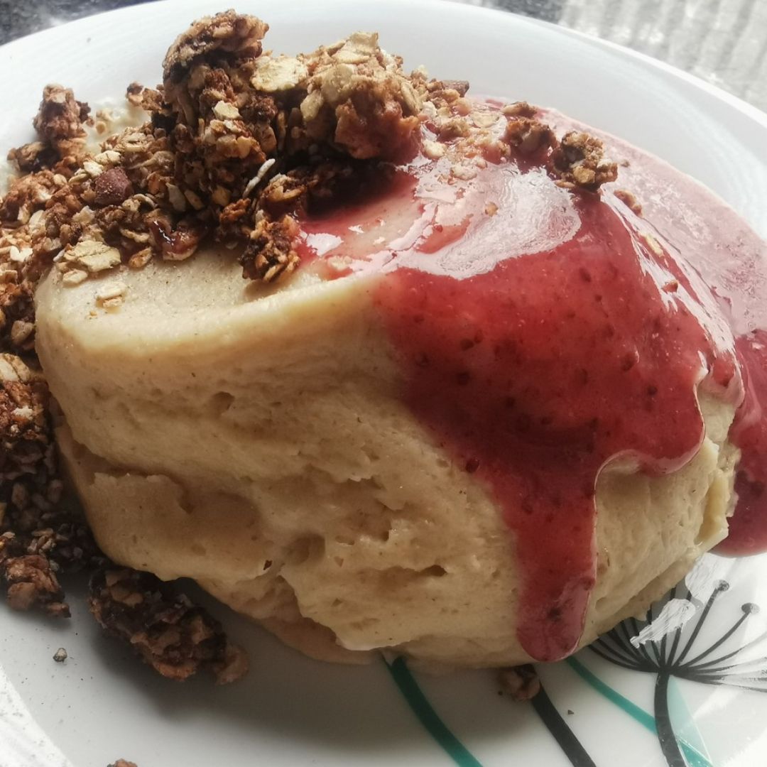 Tarta de queso al microondas. 🧀 🍓 Tarta de queso al microondas. 🧀 🍓