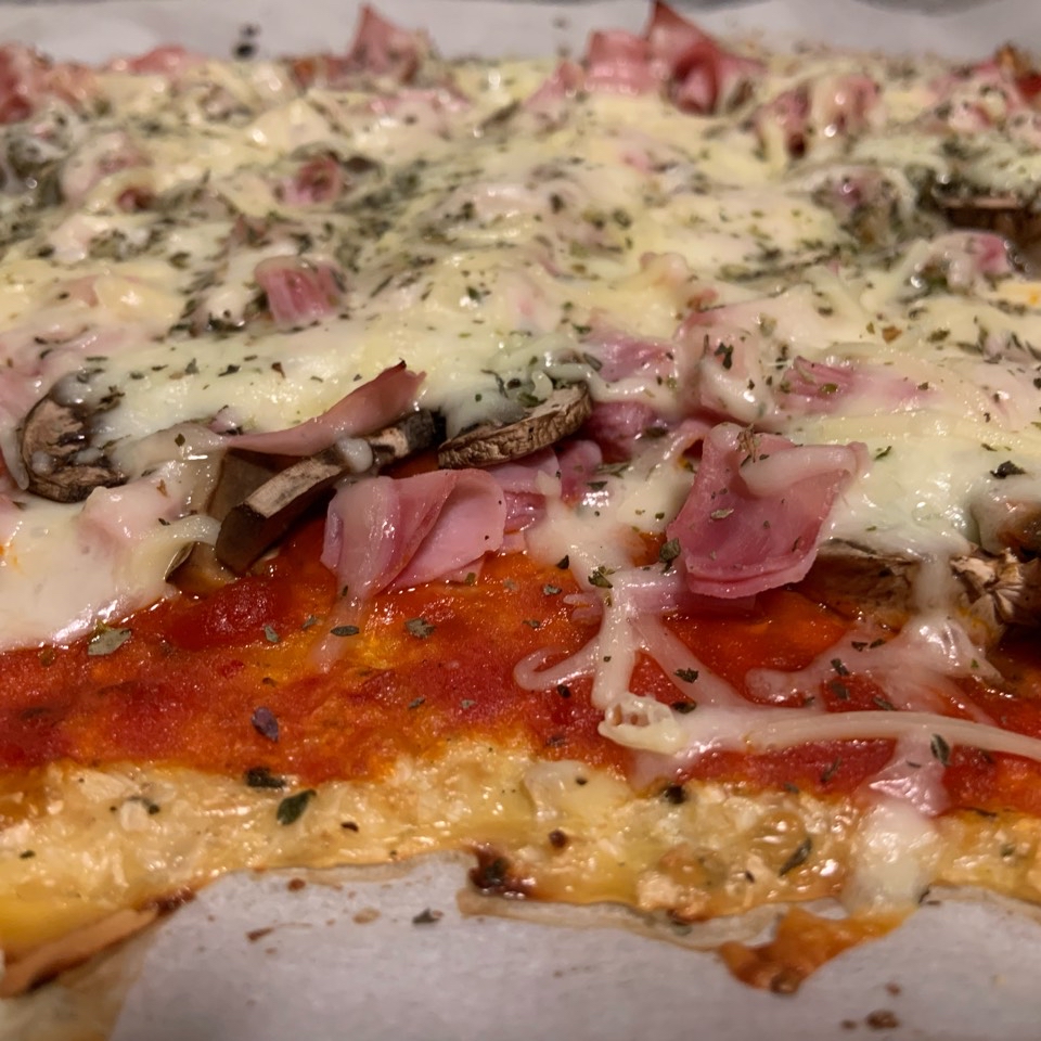 Pizza con masa de coliflor 