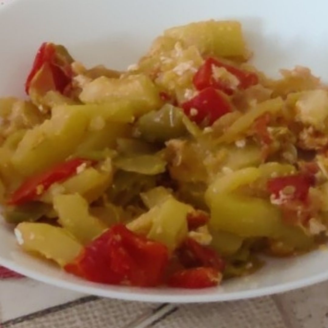 Pisto con patatas Pisto con patatas