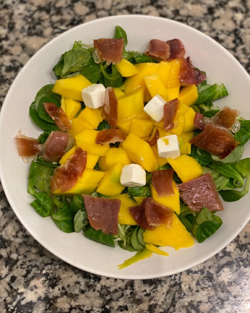 Ensalada de Mango y Jamón Ensalada de Mango y Jamón