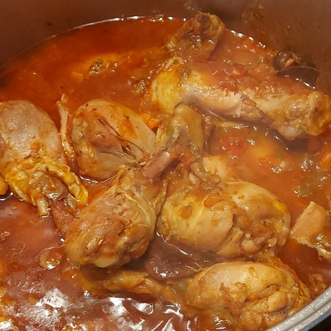 Pollo al chilindron Paso 6 Pollo al chilindron Paso 6