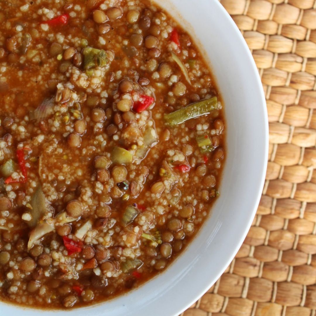 Lentejas con couscous Lentejas con couscous