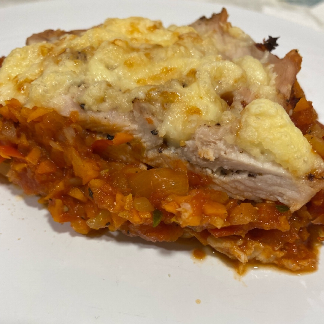 Lasaña de pavo en airfryer 🦃 Paso 4 Lasaña de pavo en airfryer 🦃 Paso 4