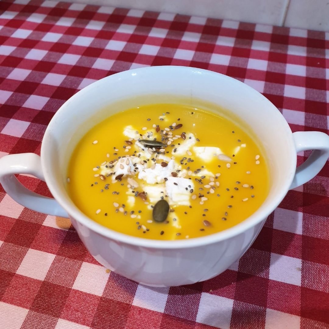 Crema de calabaza ligera Crema de calabaza ligera