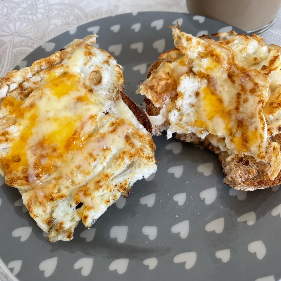Tostadas con claras huevo Tostadas con claras huevo