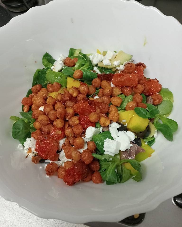Ensalada de garbanzos 