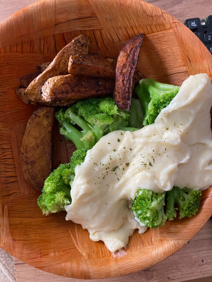 Brócoli con beixamel Brócoli con beixamel