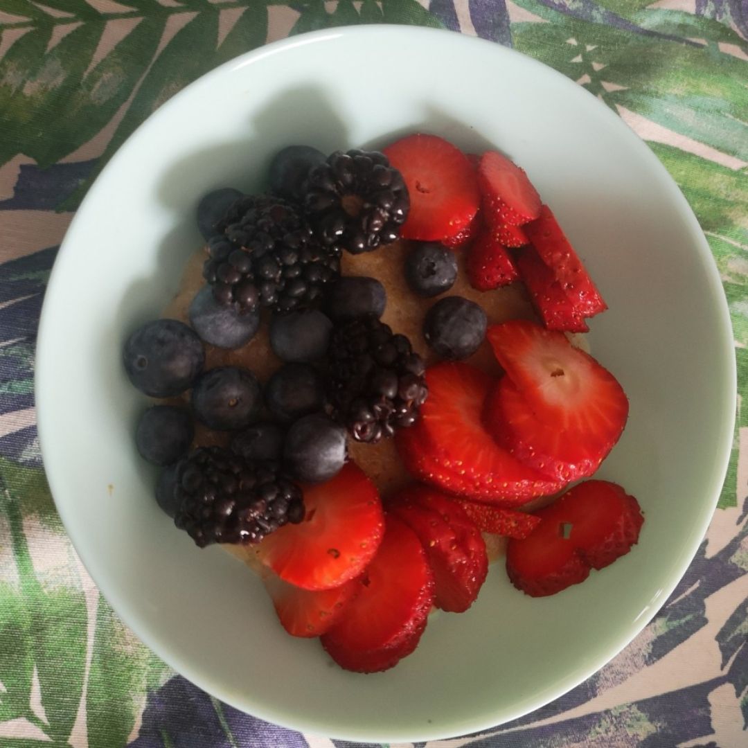 Porridge de Avena con frutos rojos 
