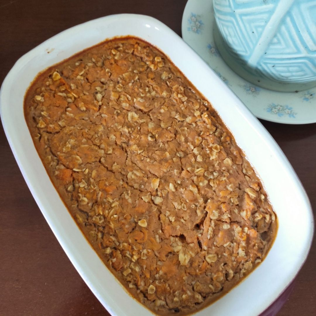 Backed oats/avena horneada de boniato Backed oats/avena horneada de boniato