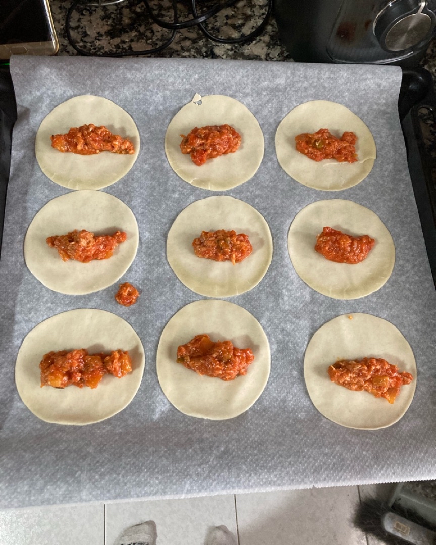 Empanadillas de pisto Paso 1 Empanadillas de pisto Paso 1