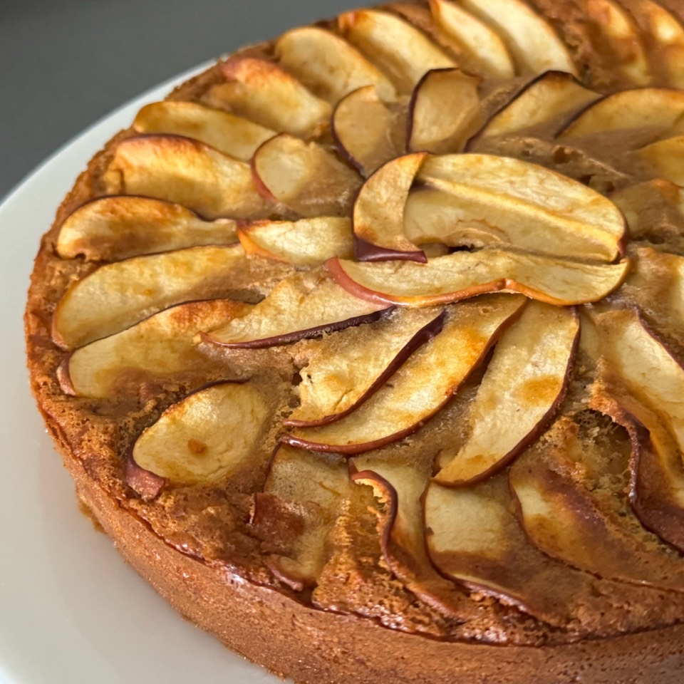 Bizcocho de manzana y avena 🍎