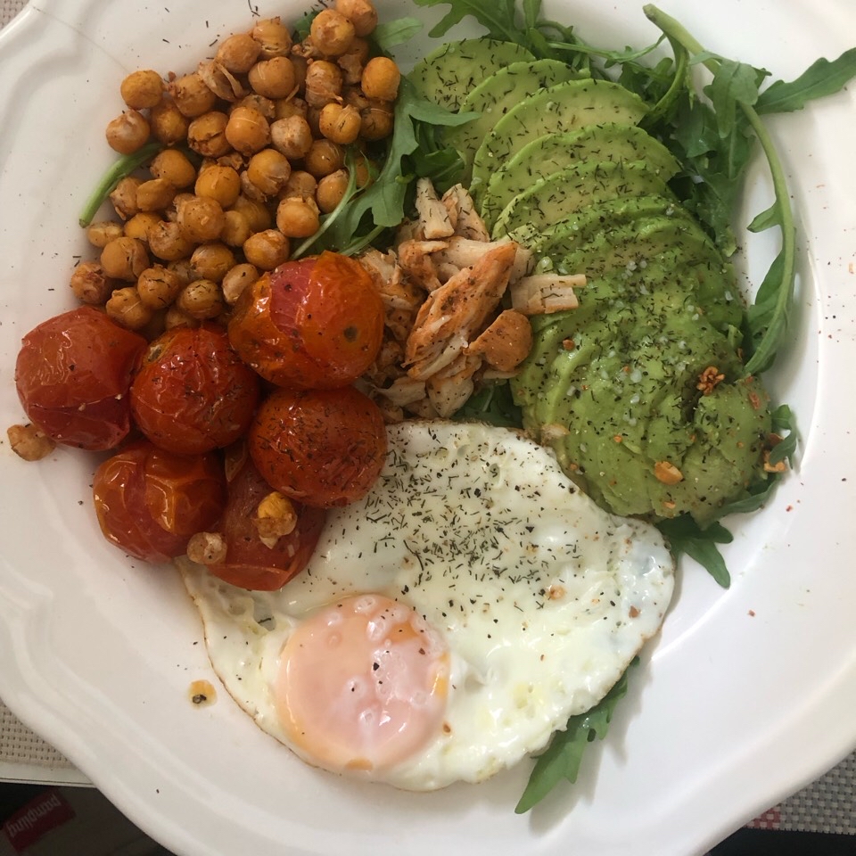 Ensalada templada de garbanzos Ensalada templada de garbanzos
