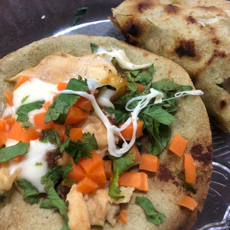 Quesadilla con zanahoria 