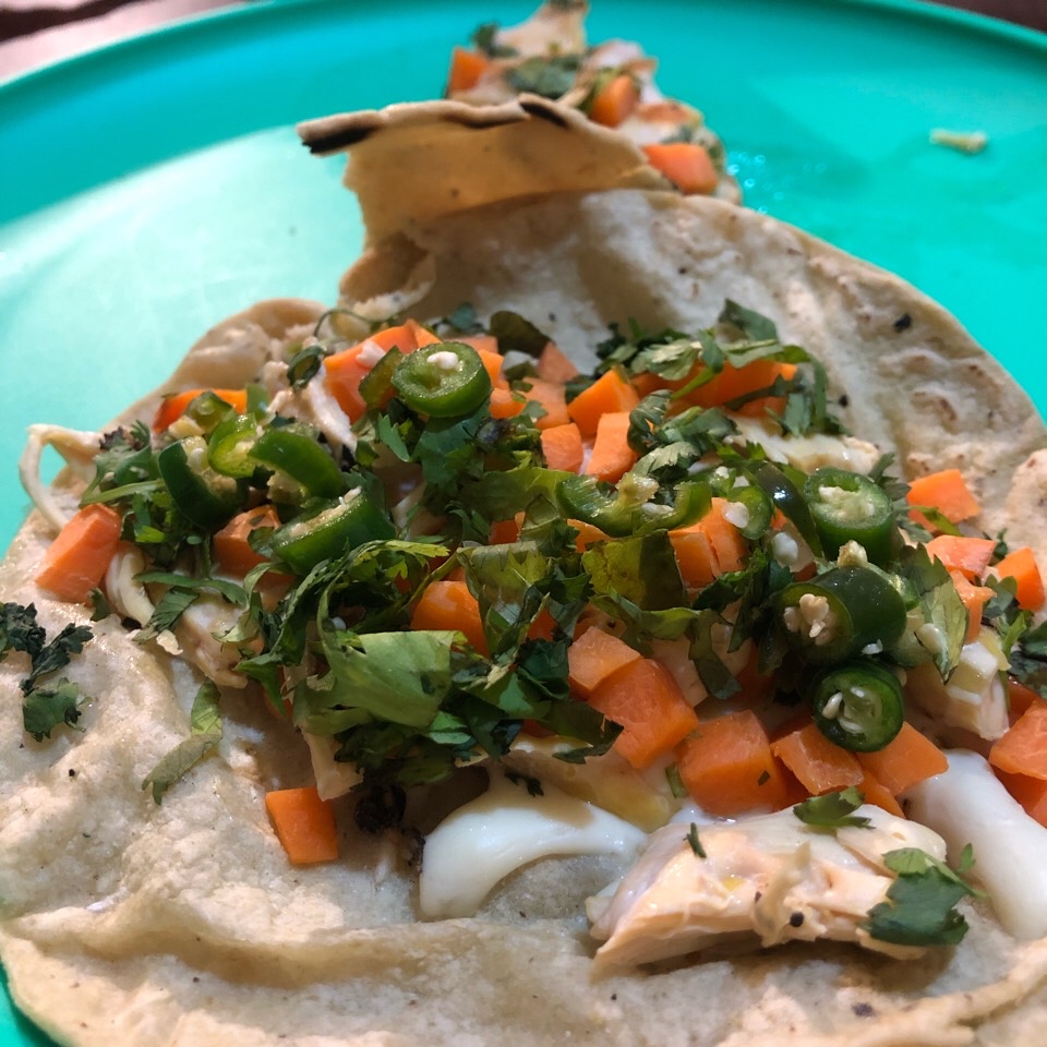 Quesadilla con zanahoria 