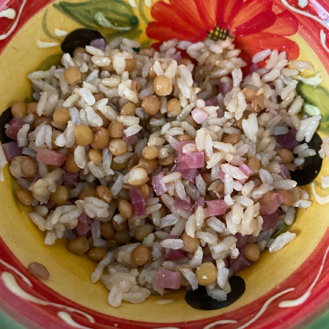arroz con lentejas y jamón serrano arroz con lentejas y jamón serrano