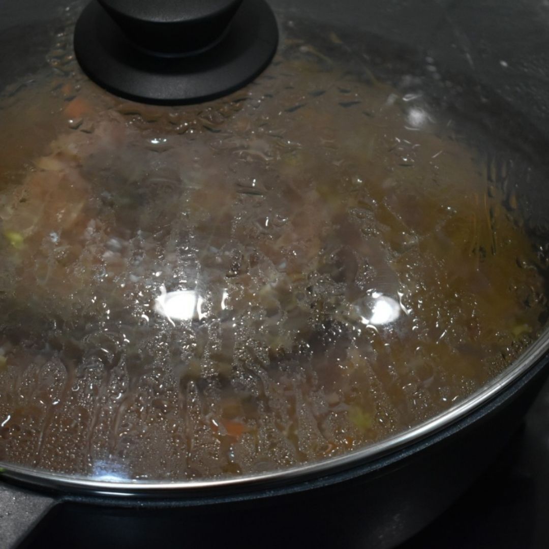 Cabeza de lomo en salsa  Paso 8