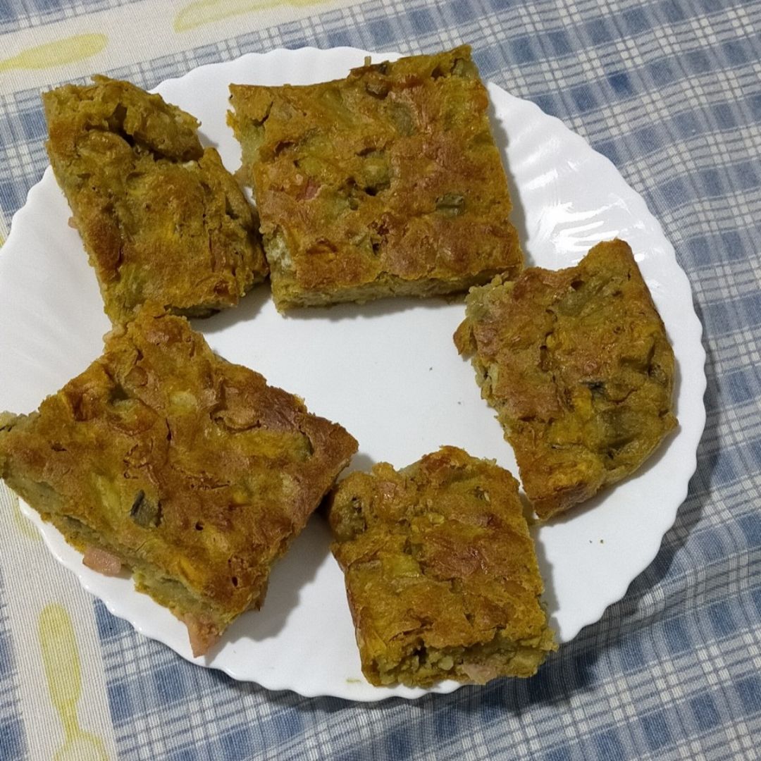 Pastel de berenjenas Paso 2