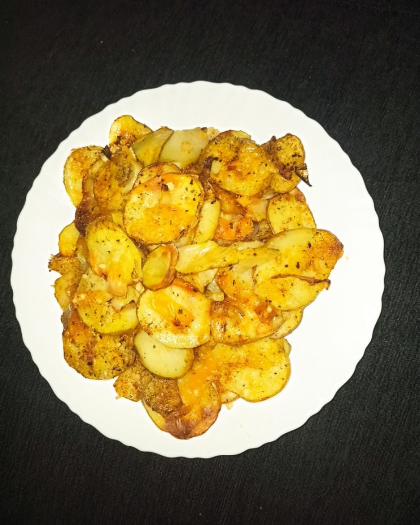 ✨Patatas con jamón y queso vegano✨ ✨Patatas con jamón y queso vegano✨