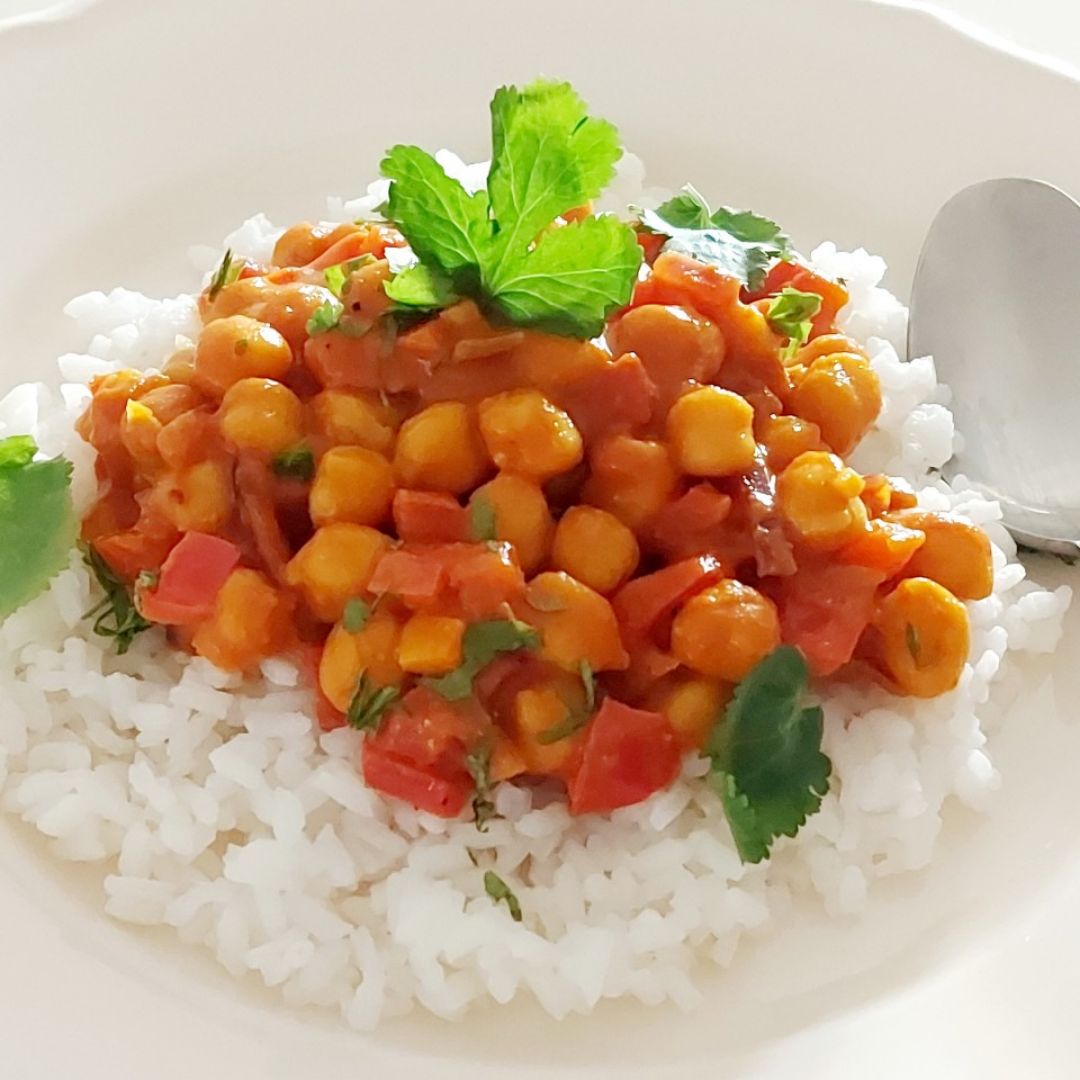 Garbanzos exóticos con arroz Paso 3 Garbanzos exóticos con arroz Paso 3