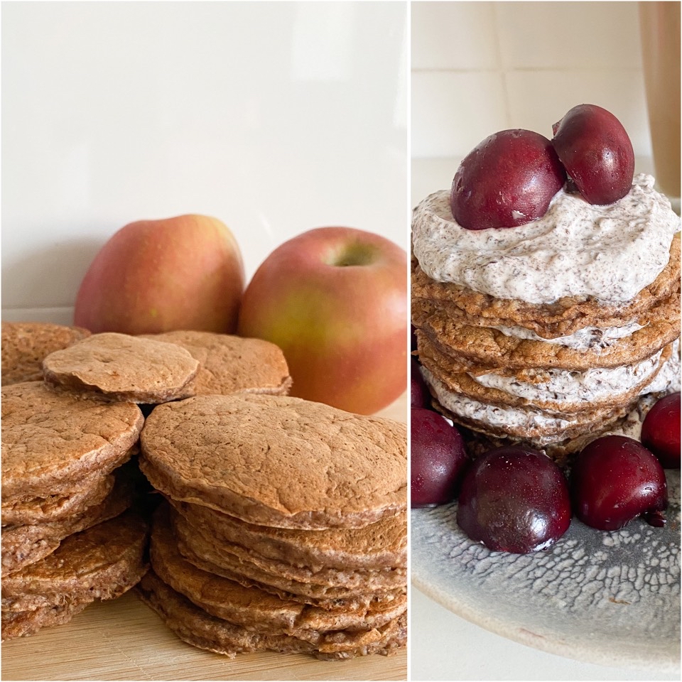 🥞🍎 Tortitas de manzana y canela 🥞🍎 Tortitas de manzana y canela
