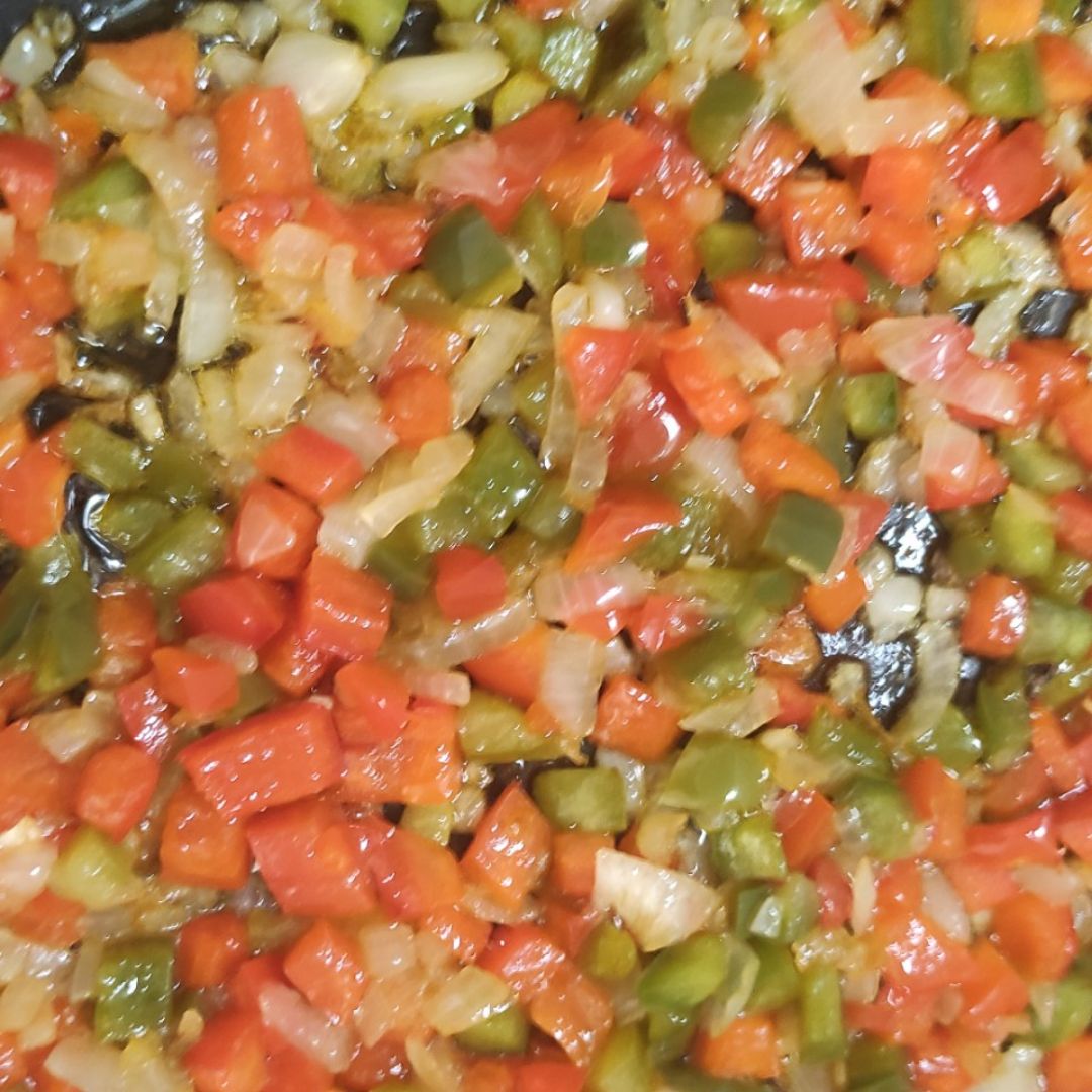 Pasta con verduras y atún Paso 2 Pasta con verduras y atún Paso 2