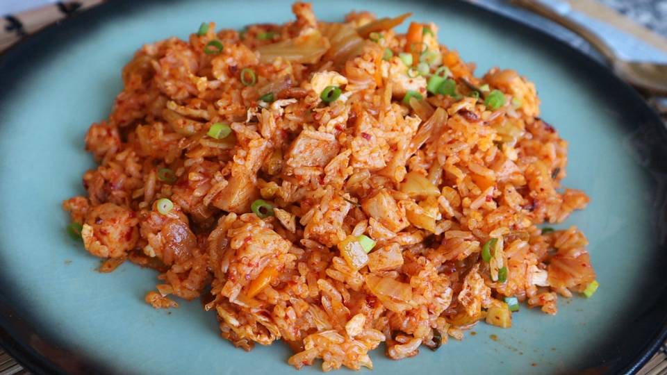 Arroz frito con kimchi Vegano Arroz frito con kimchi Vegano