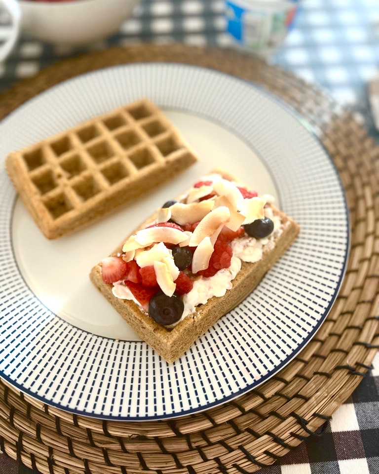 Gofre proteico de avena Gofre proteico de avena