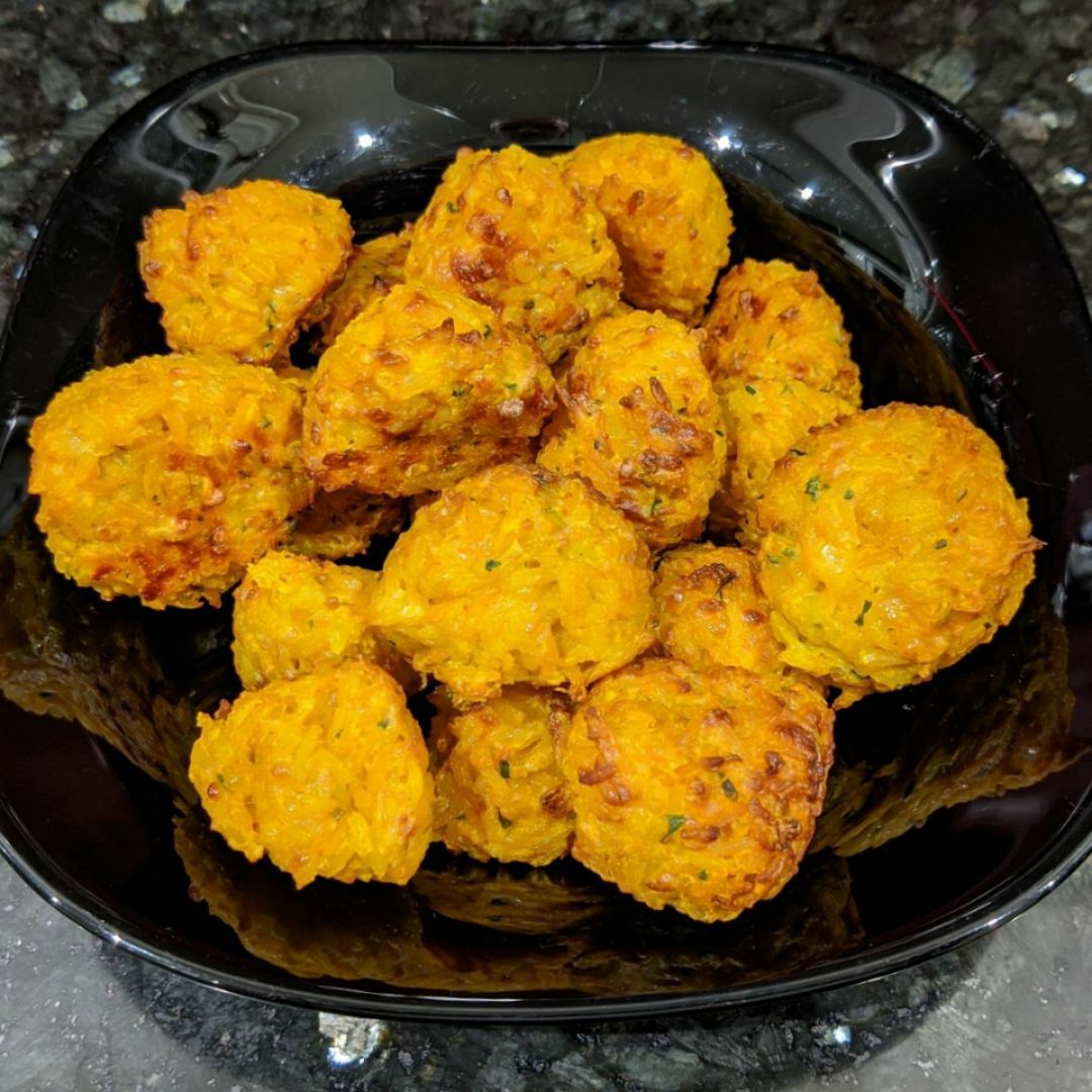Croquetas de arroz con mozzarella al curry Croquetas de arroz con mozzarella al curry