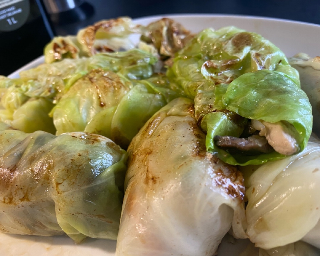 Rollitos de verduras y pollo