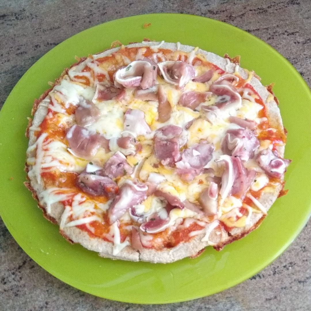 Pizza integral a la sarten Paso 4 Pizza integral a la sarten Paso 4