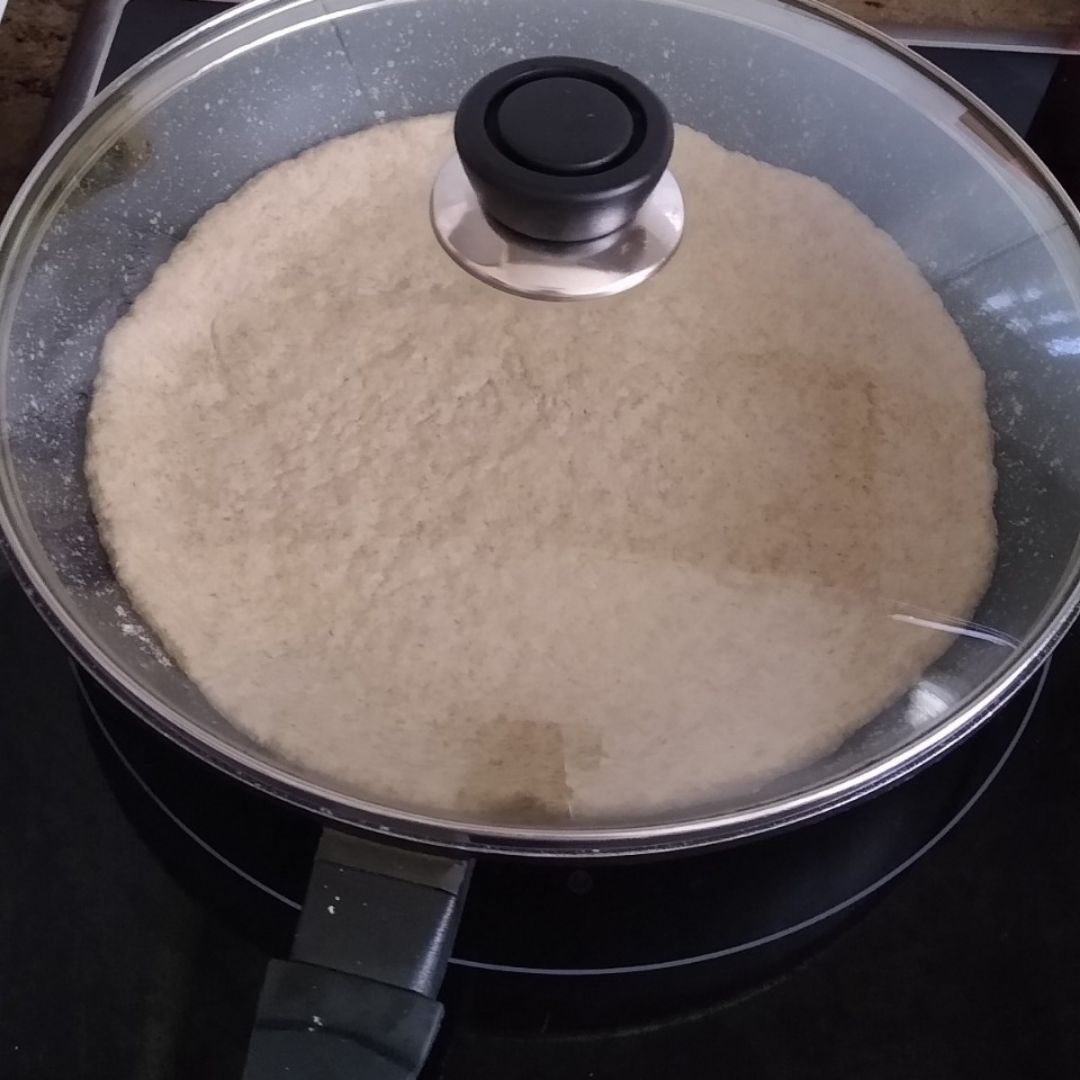 Pizza integral a la sarten Paso 10 Pizza integral a la sarten Paso 10