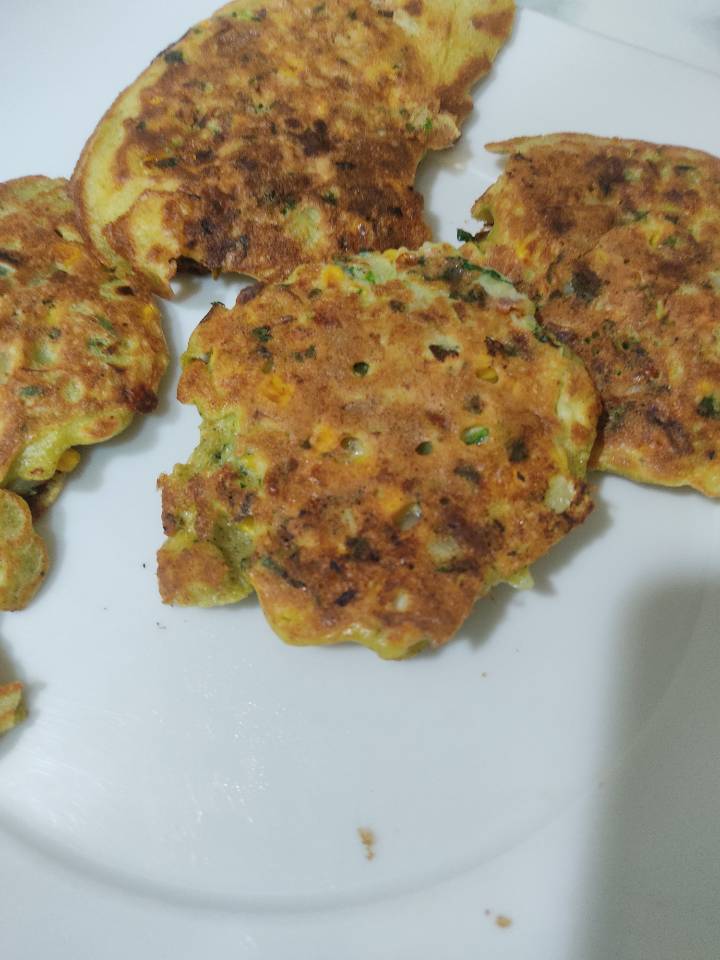 Tortitas de maíz y espinacas 🌽