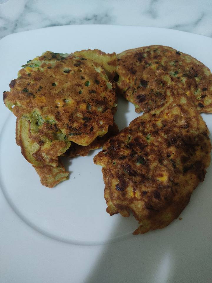 Tortitas de maíz y espinacas 🌽
