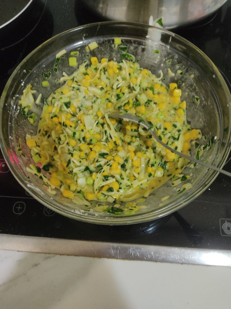 Tortitas de maíz y espinacas 🌽 Paso 2 Tortitas de maíz y espinacas 🌽 Paso 2