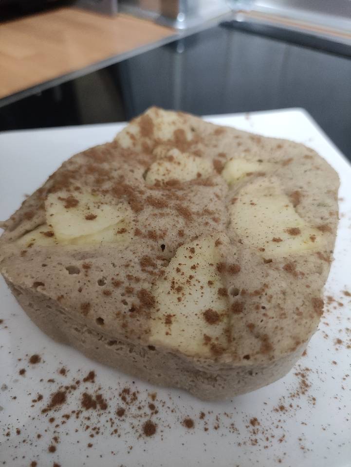 Bizcocho de plátano,almendra y nanzana Bizcocho de plátano,almendra y nanzana